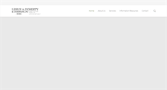 Desktop Screenshot of dohertycpa.com