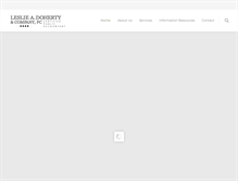 Tablet Screenshot of dohertycpa.com